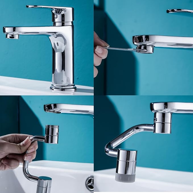 Rotating Faucet Extender No