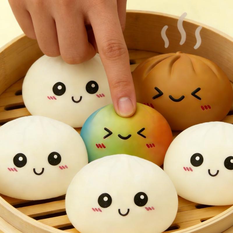 Rainbow Mystery Squishy Dumpling Set