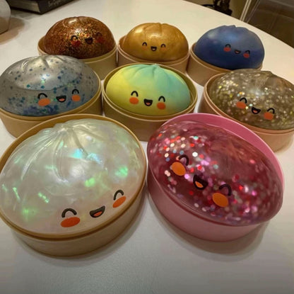 Rainbow Mystery Squishy Dumpling Set