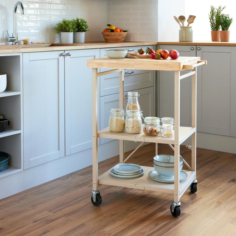 Folding Kitchen Cart