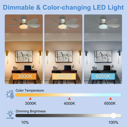 LED Ceiling Fan Light with Remote