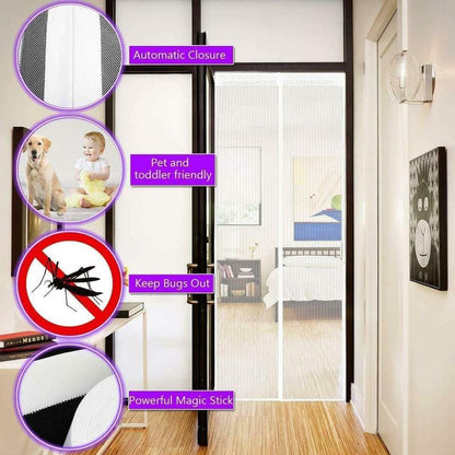 Magnetic Fly Insect Screen