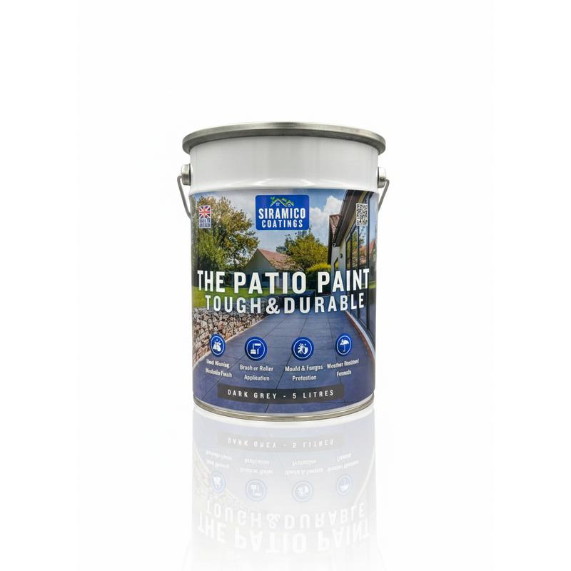 One Coat Anti-Slip Patio Paint for Concrete