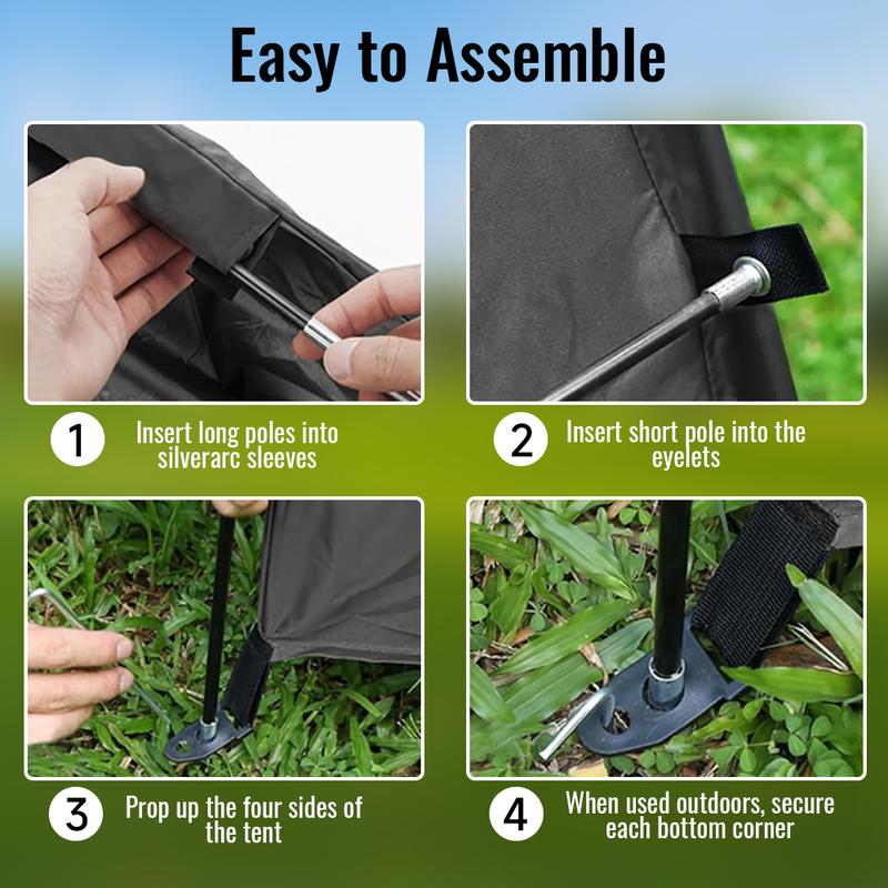 Tent Water-Resistant, Outdoor Storage Shelter