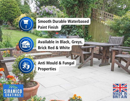 One Coat Anti-Slip Patio Paint for Concrete