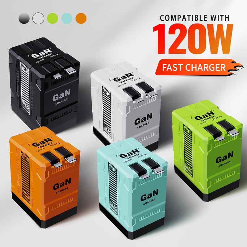 4-in-1 GaN Compatible 120W Fast Charger