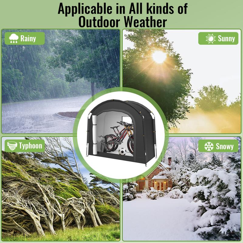 Tent Water-Resistant, Outdoor Storage Shelter