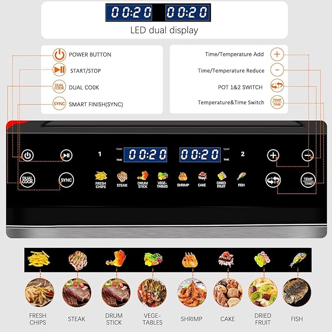 Dual Basket Air Fryer
