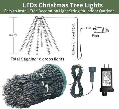 Christmas Tree Lights with Ring