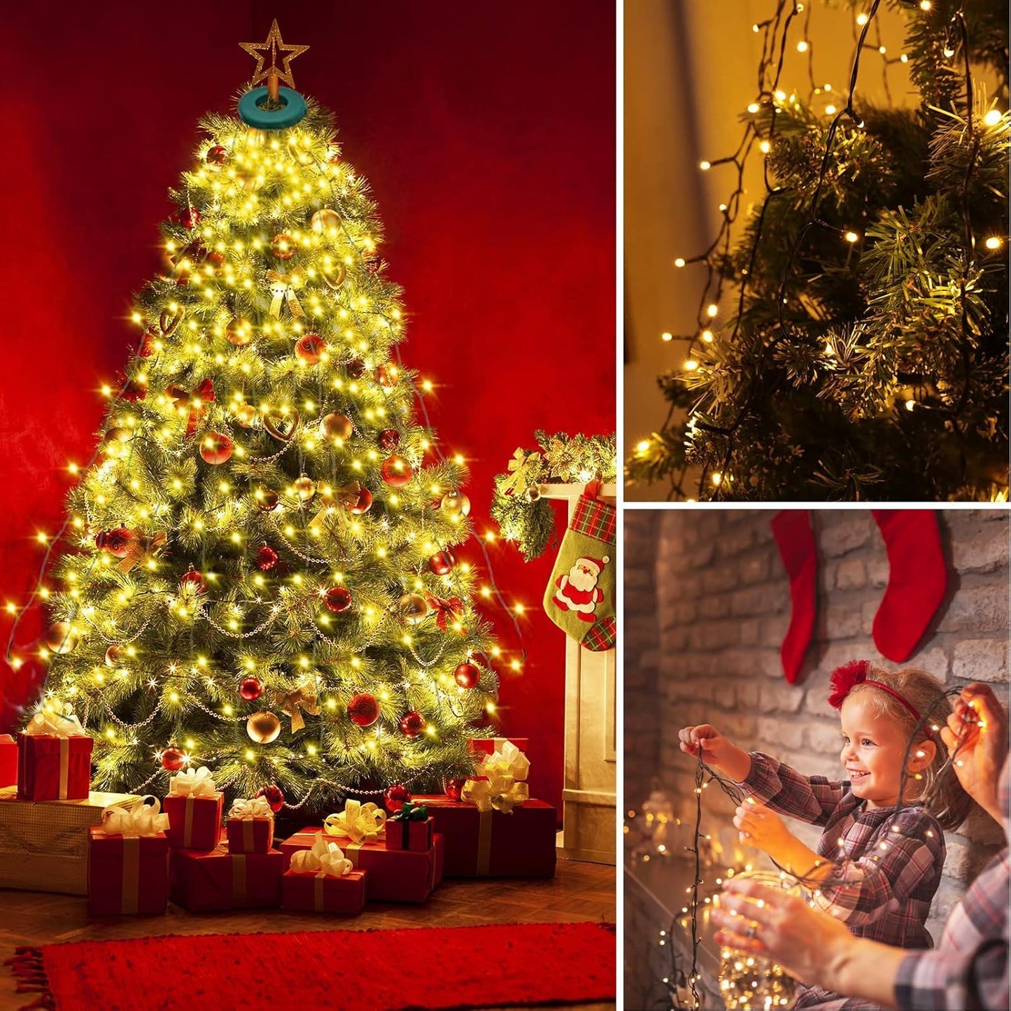 Christmas Tree Lights with Ring