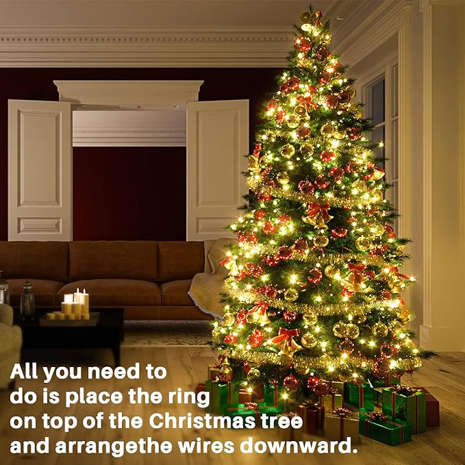 Christmas Tree Lights with Ring