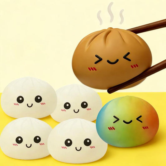 Rainbow Mystery Squishy Dumpling Set