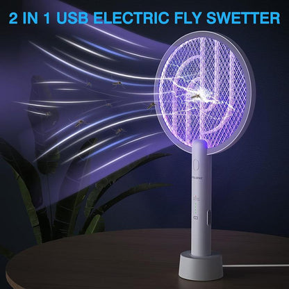 2 in 1 Electric Mosquito Swatter