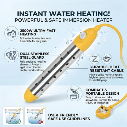 Fast Heating Immersion Water Heater