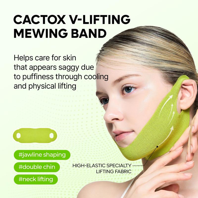 CACTOX V-LIFTING MEWING BAND & CACTOX Pore Relief Jelly Serum