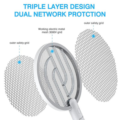2 in 1 Electric Mosquito Swatter