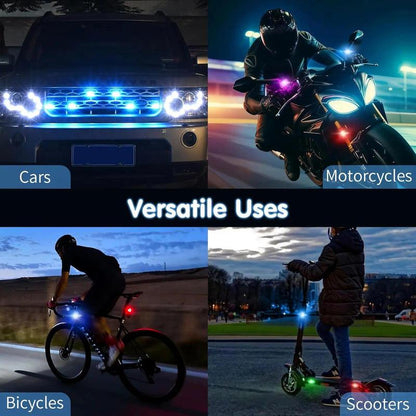 6-Pieces RGB LED Aircraft Strobe Lights