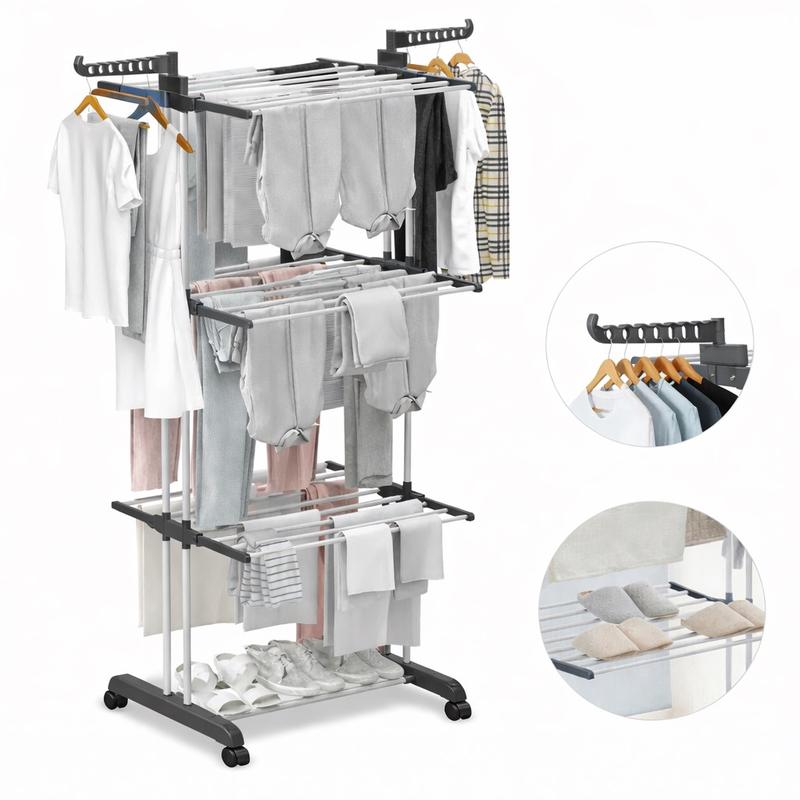 4 Tier Extra Large Clothes Airer