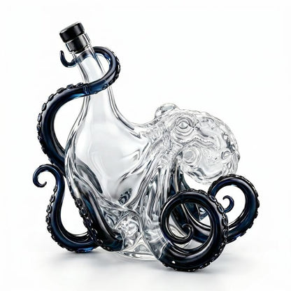 Kraken Octopus Glass Decanter